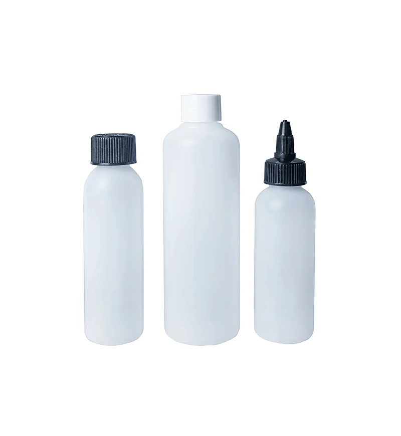 100ml 120ml HDPE Bottle for  Body Lotion Empty Plastic Shampoo Squeeze Bottle For Hair Dye Customized Color