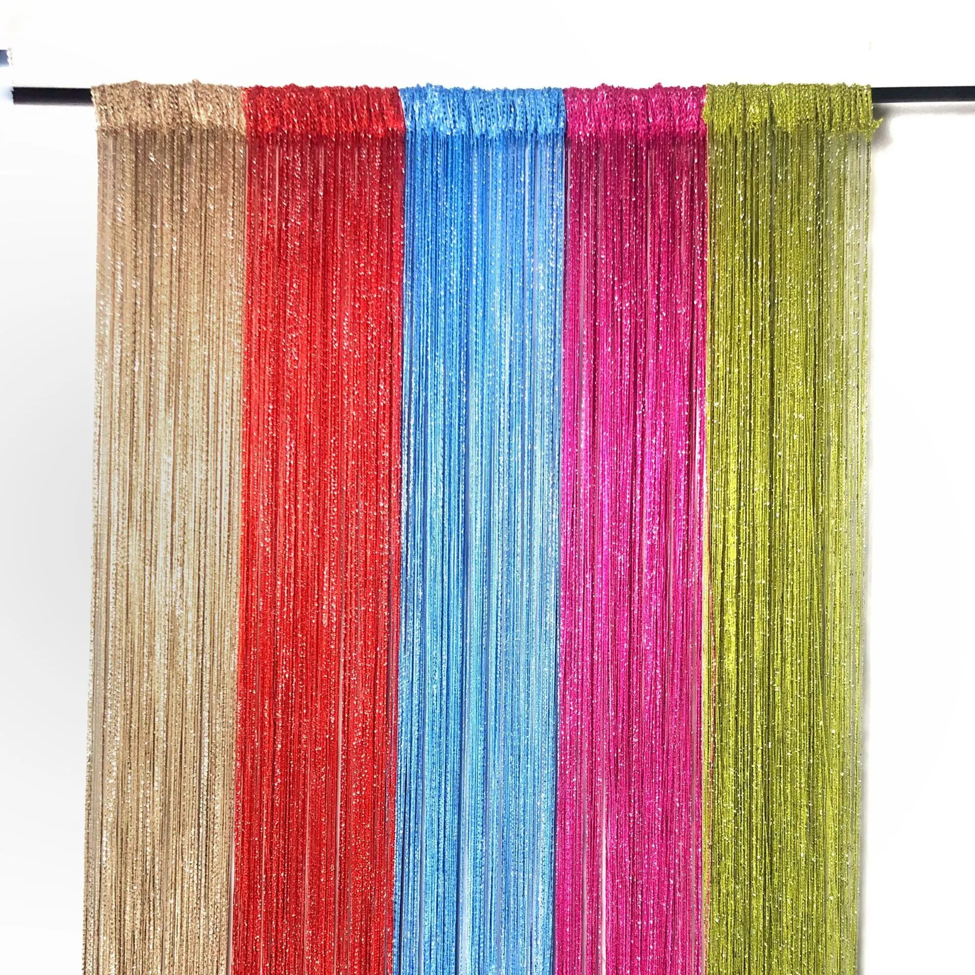 Bravo Polyester Thick Wedding Decorative Window Door String Curtain Supplier