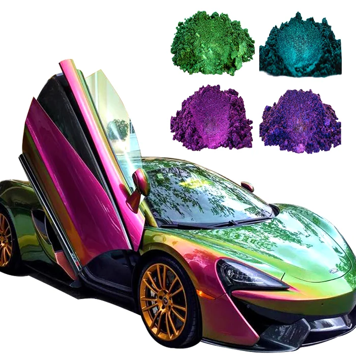 
Cameleon Automotive Mirror Powder Coating Chameleon Car Paints Color Changing Pearl Pigment for Auto Paint 