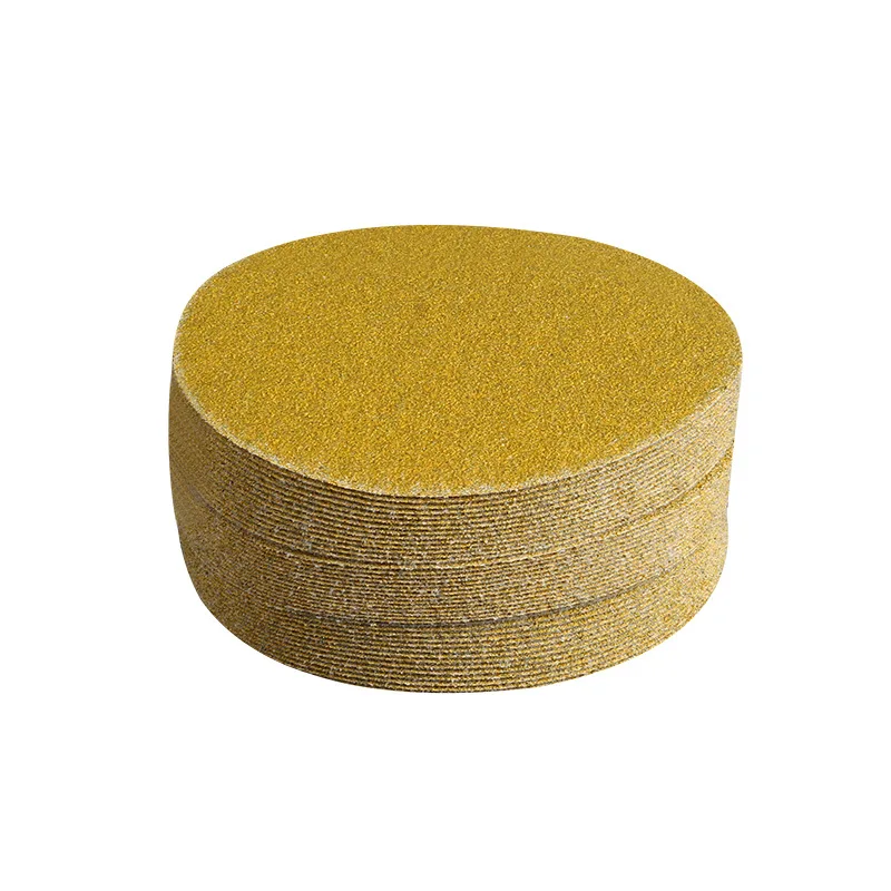 6-inch 150mm Aluminum oxide abrasives sand paper disc 6 inch Sticky dry sanding paper sanding disc polishing