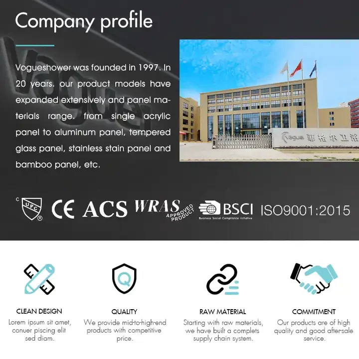 Wholesale Square Mixer Shower Head Tower Wall Panels Storage Shelf Brushed Surface Shower System Panel