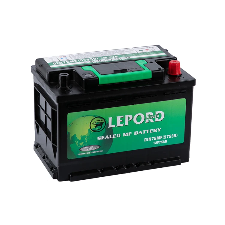 Korea Manufacturing Made In China High Quality Din75 12V 66Ah Automotive Sealed Lead Acid Other Car Batteries
