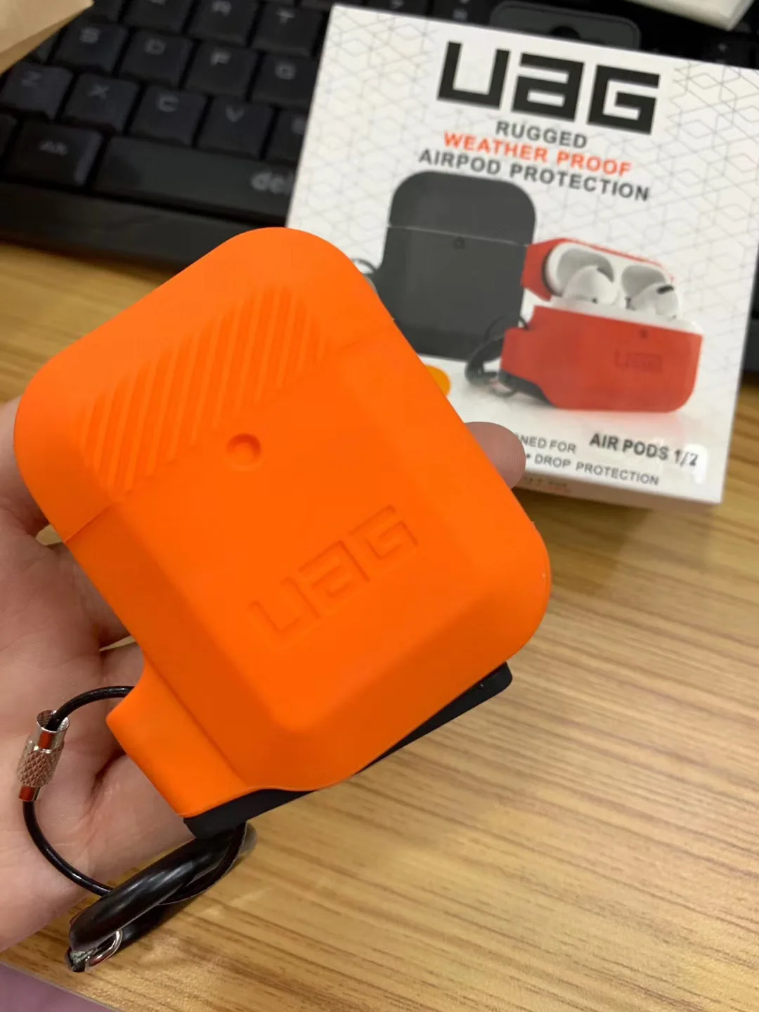Сверхпрочный армированный защитный чехол для airpods pro в розничной упаковке Airpods 1/2