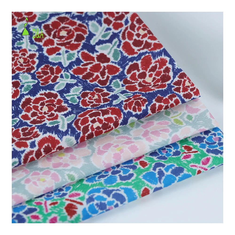 High Quality OEM Popular 100% Cotton Liberty London Floral Printed Fabric for Designer Sewing and
