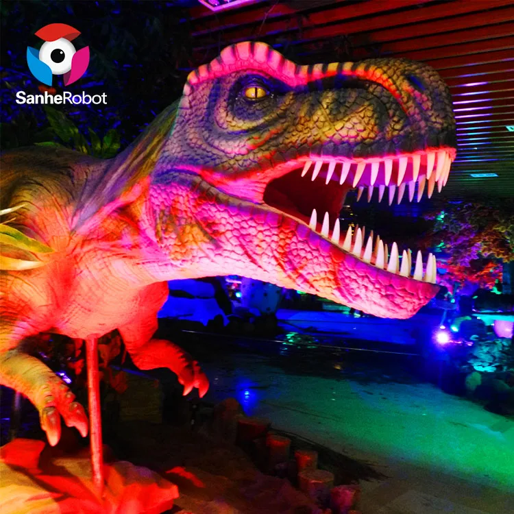 Дино парк реалистичный Парк Юрского периода T Rex динозавр в натуральную величину Роботизированный аниматронный Динозавр для продажи