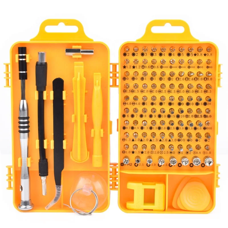 Wholesale multifunctional 110 in 1 tools box set Repairing Phone Computer Screwdriver Tool Set Tools set