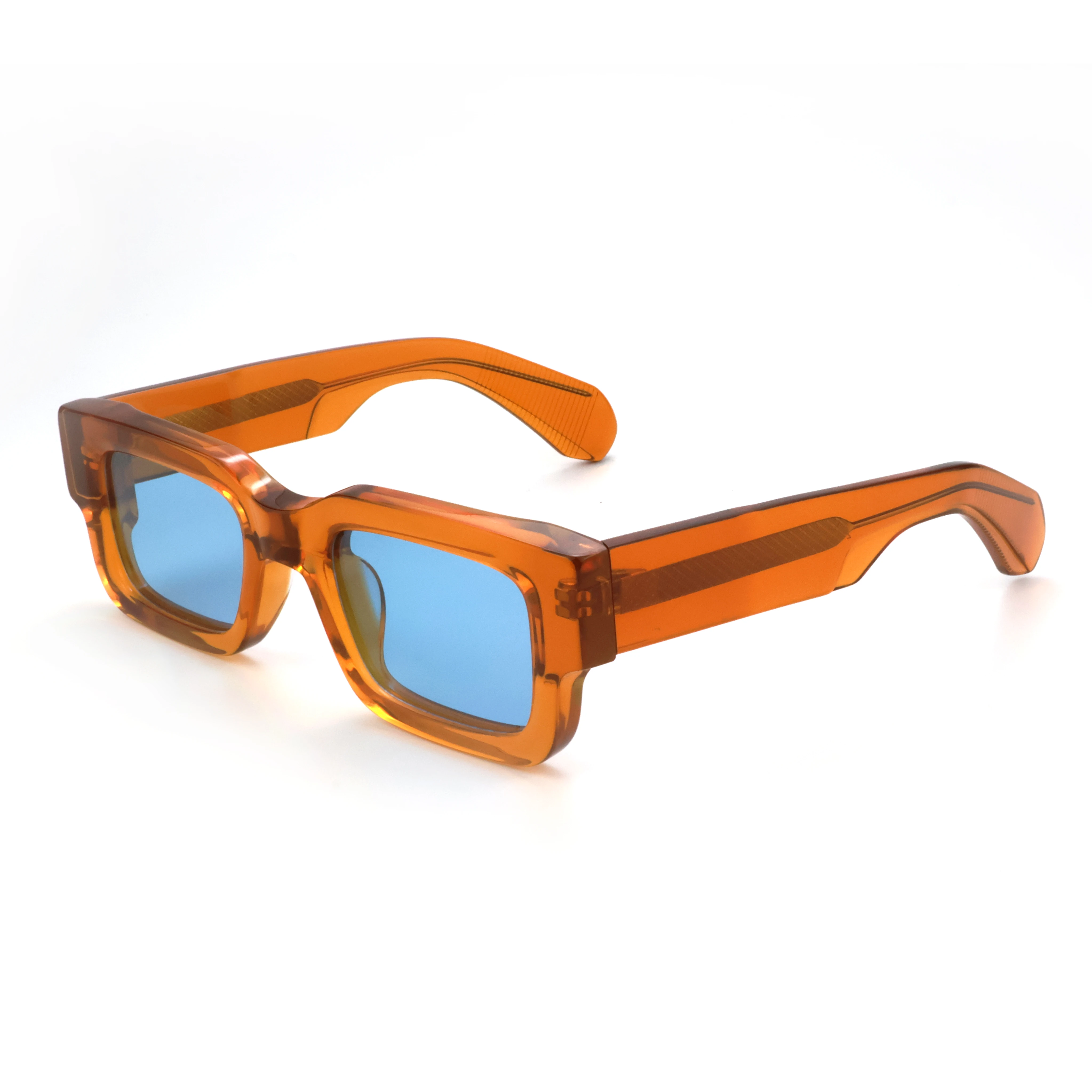 MLM High Quality Polarized Acetate Sunglasses Mens Women Custom Logo Luxury Thick Square Frames Rectangle TAC Sun Glasses