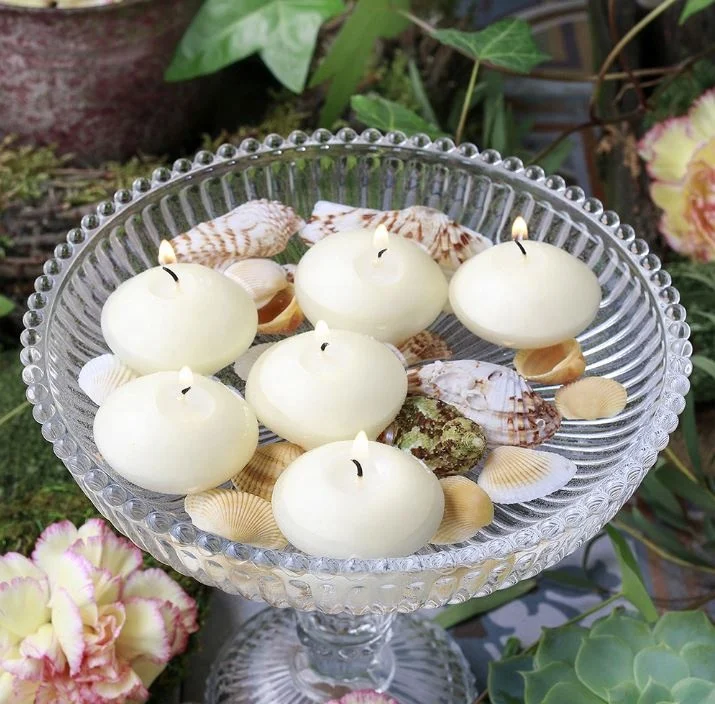 Junda flower floating candle floating candles wedding large floating candles suppliers