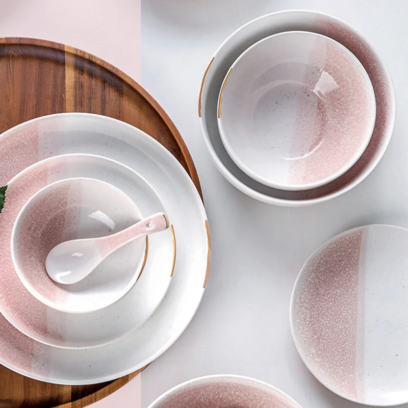 Factory own brand 12 pcs breakfast porcelain dinner set