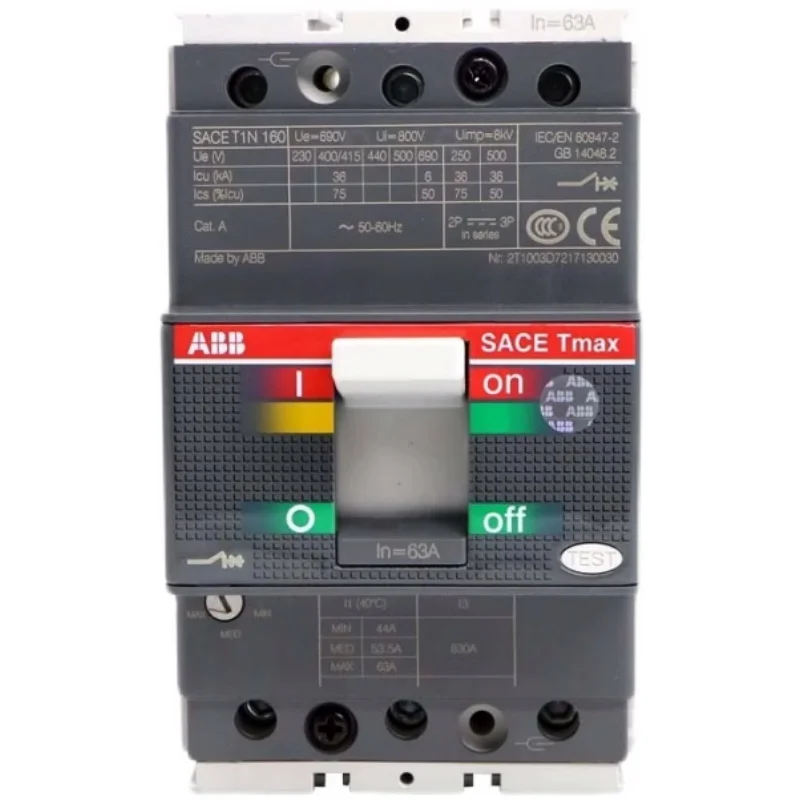Brand new and original abb circuit breaker MCCB T7S 800 PR231/P-LSI R800 FF 3P 800A  abb circuit breaker mccb