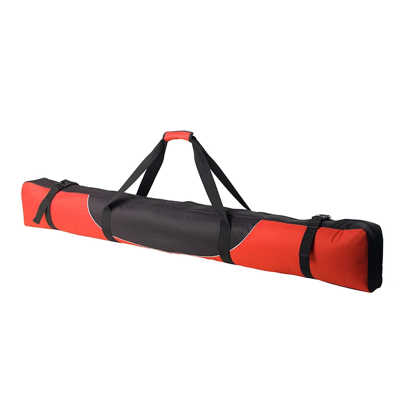Custom Travel Ski Bag Padded Transport Skis Snowboard Carrying Bag lightweight Large Compartment Ski Carrier foldable travel bag