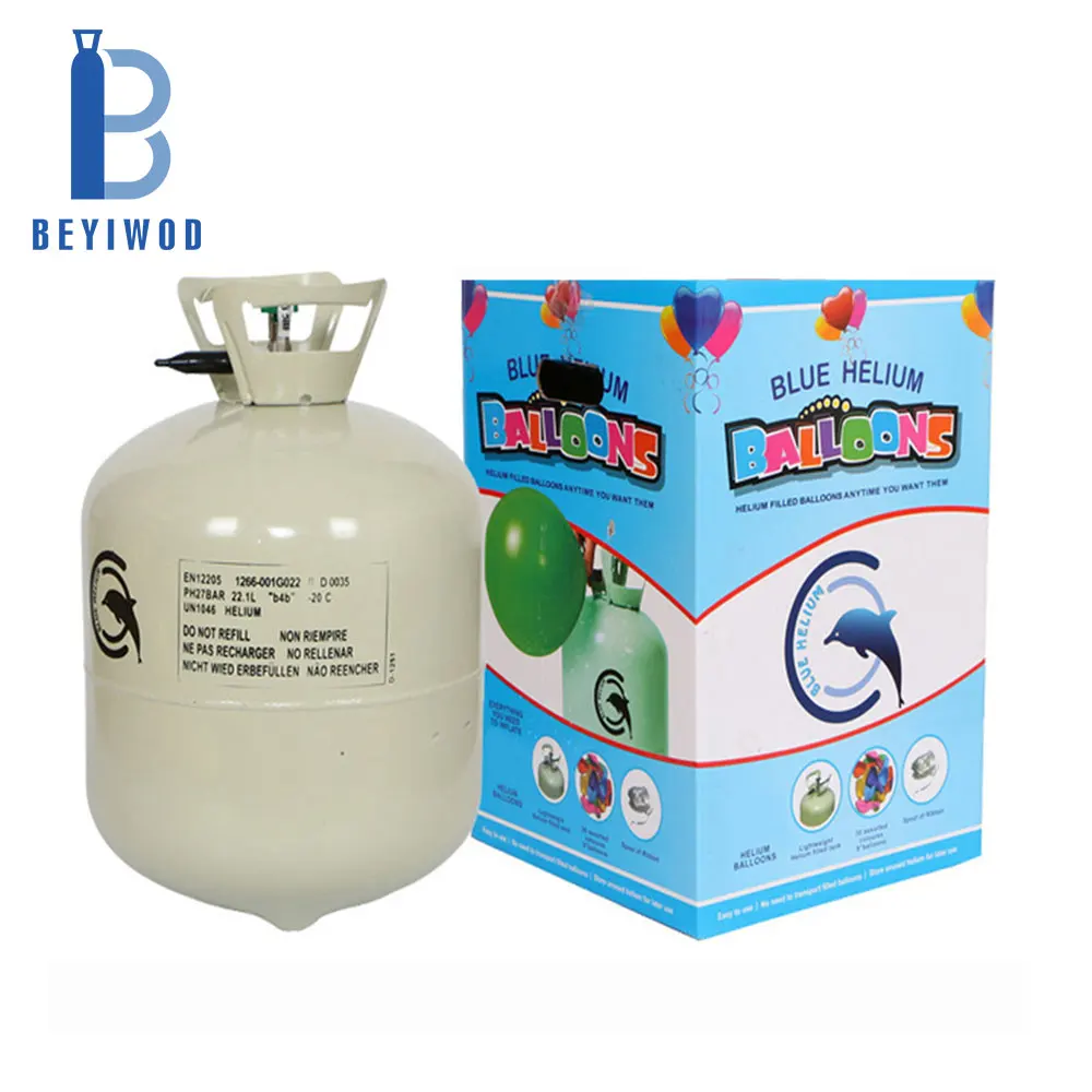 50lb 30lbTank balloons Wholesale Helium Pure Helium Balloons Cylinder 13.4l 22.4l