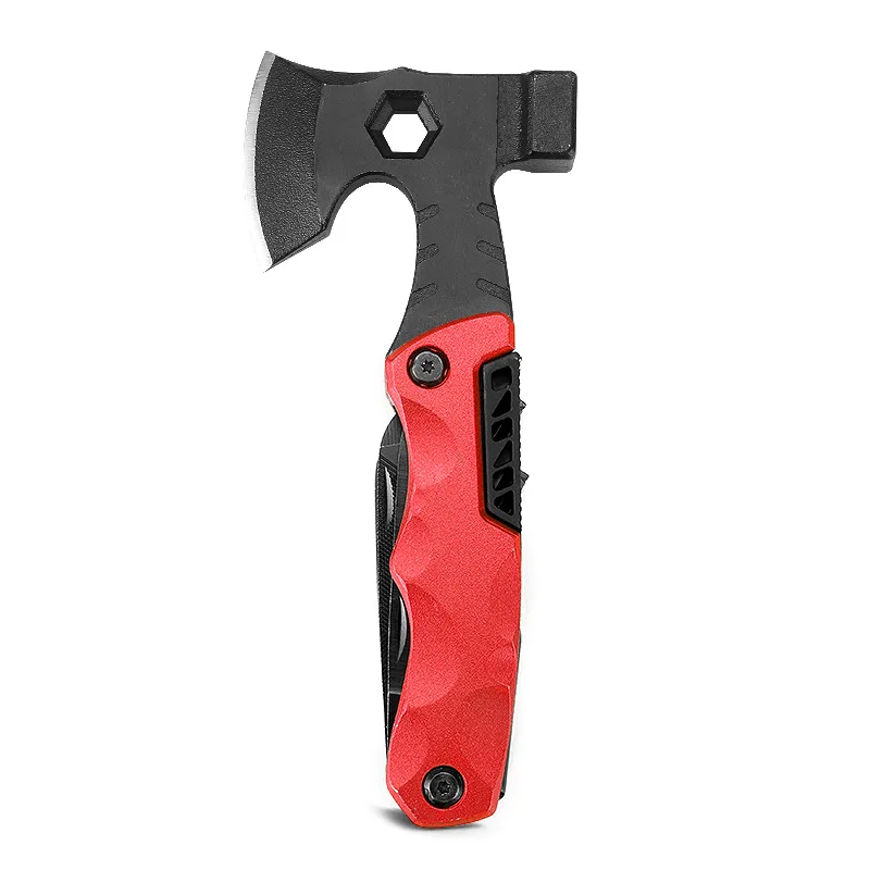 Uppye 12 in 1 Multi-Functional Hammer Multitool Camping Accessories Survival Gear and Equipment Gadgets