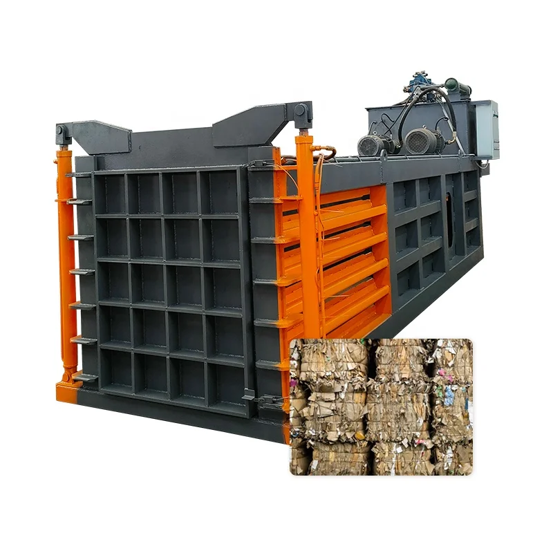 Hydraulic Press Baling Machine Paper Carton Baler Compressor   Press Machine For Cardboard