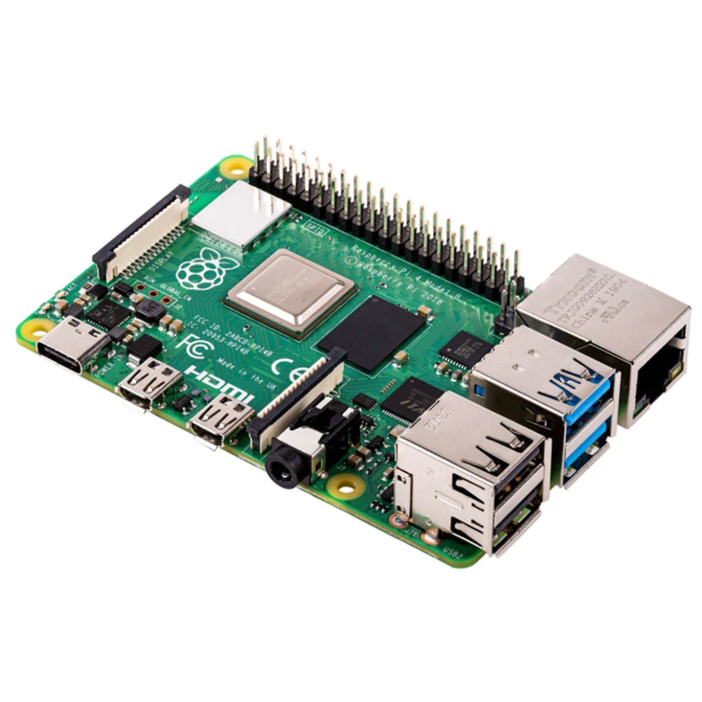 Raspberry Pi 4 Model B с 2 гб оперативной памяти raspberry pi 4 BCM2711 Quad core Cortex-A72 ARM v8 1,5 ггц регулятора скорости, чем 3B