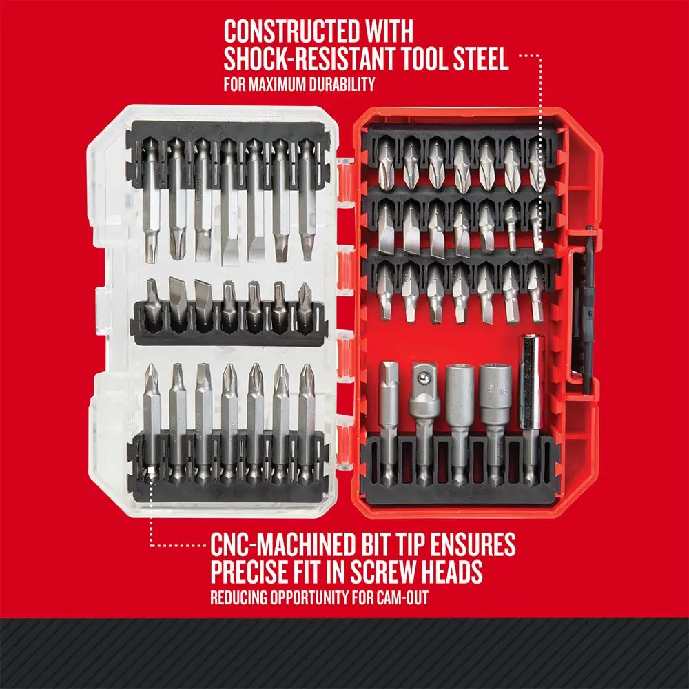 PEXMIENTAS 47 pcs screwdriver small electric portable kit multi bit screwdriver bits powerful  screwdriver bit set