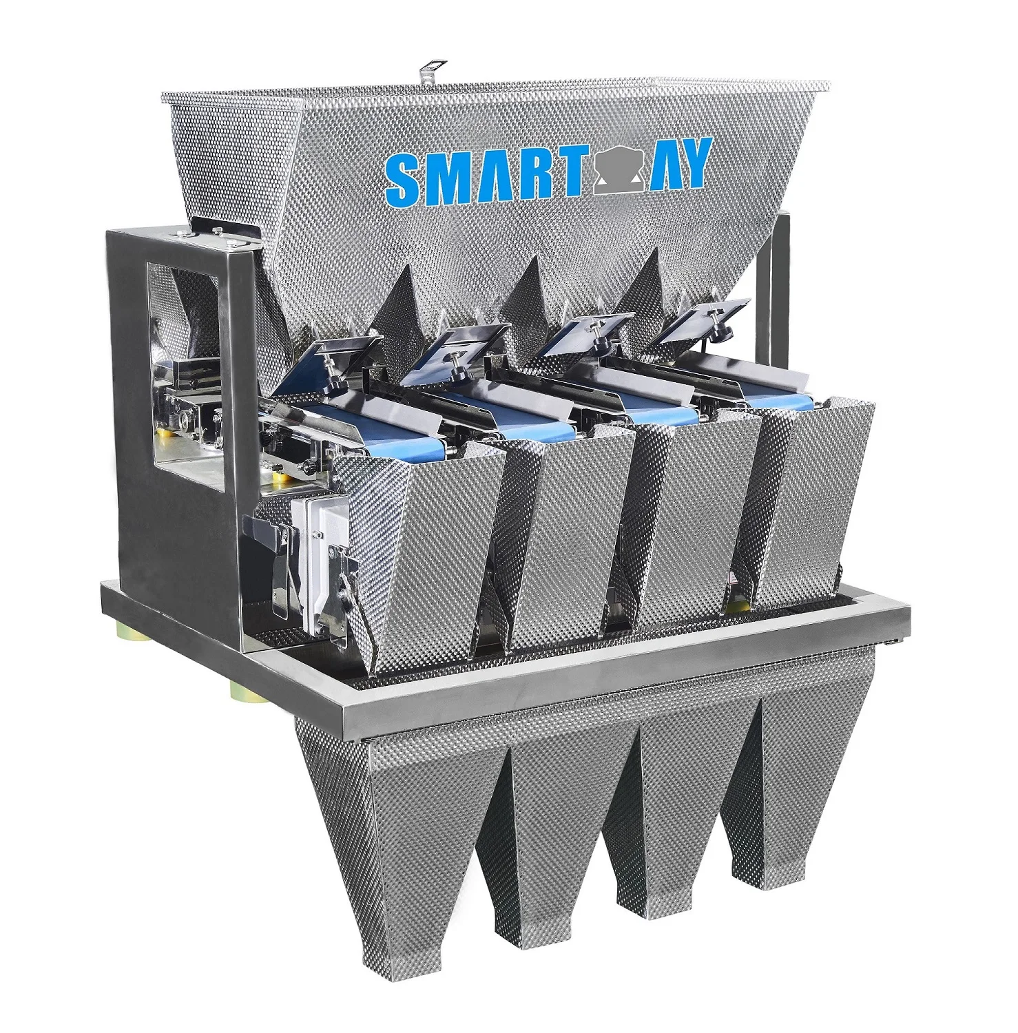 Automatic Pasta Macaroni 4 Head Linear Weigher with Multi Head Linear Weigher Weighing Machine Food & Beverage Factory Plastic