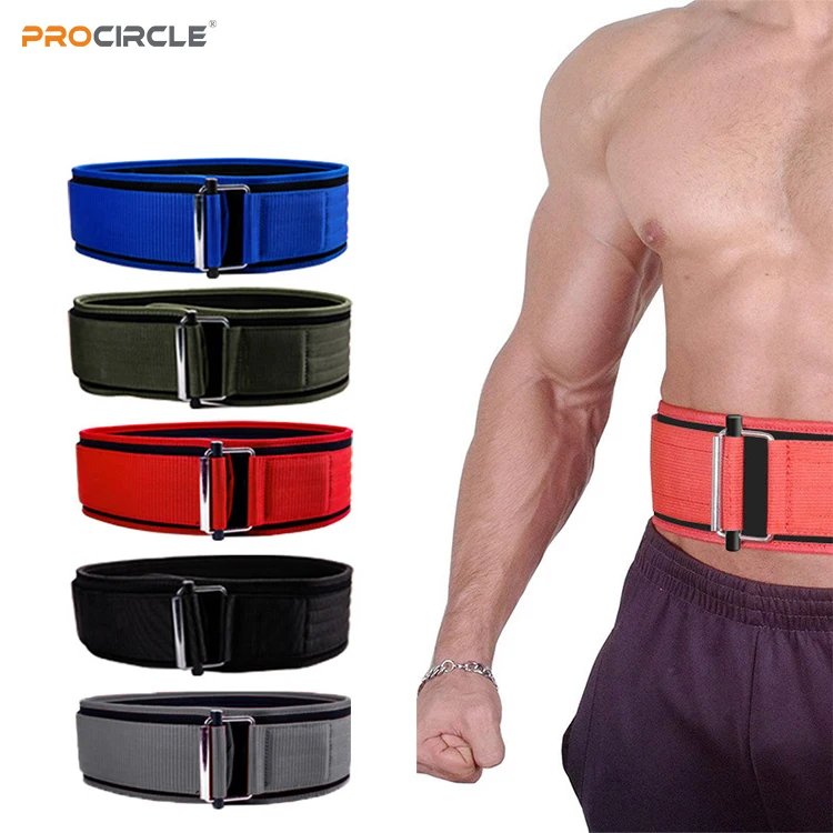 WP-F2020 Self-Locking Weight Lifting Belt Lifting Support for Men and Women - Deadlift Training Belt  Powerlifting Gym Belt