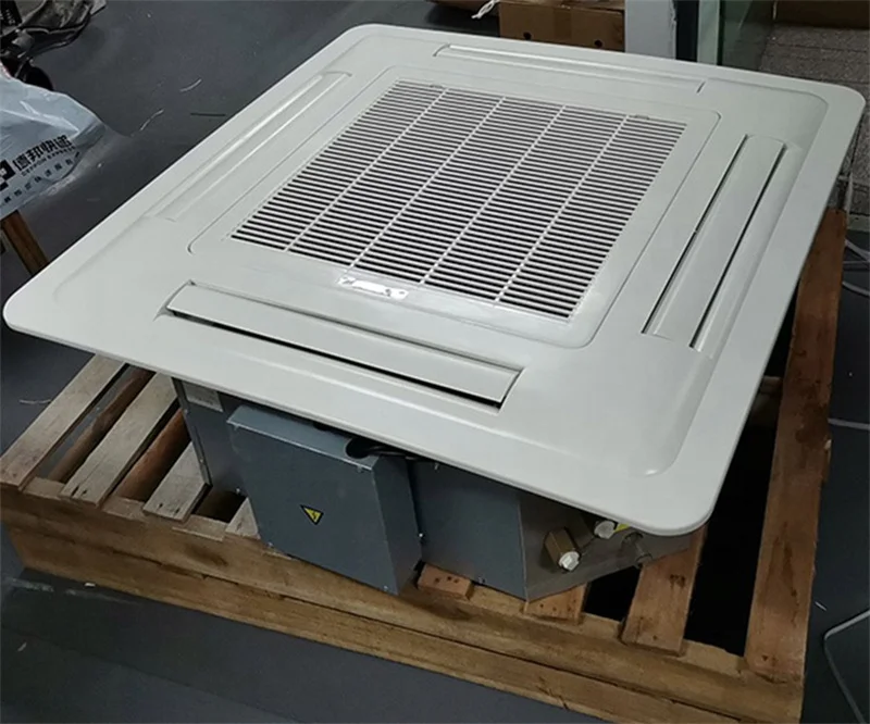 CE Certification 4 Pipe 4 Way Conceal Fcu Cassette Duct Fan Coil Unit Ceil For Heat Or Chilled Water System