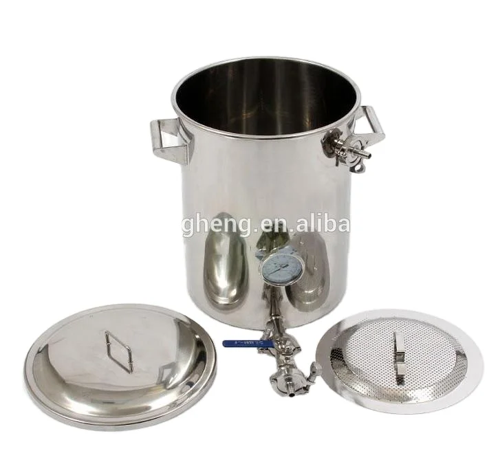 Best selling Stainless steel malt fermenter/brew pot/ mash tun/home beer brewery equipment