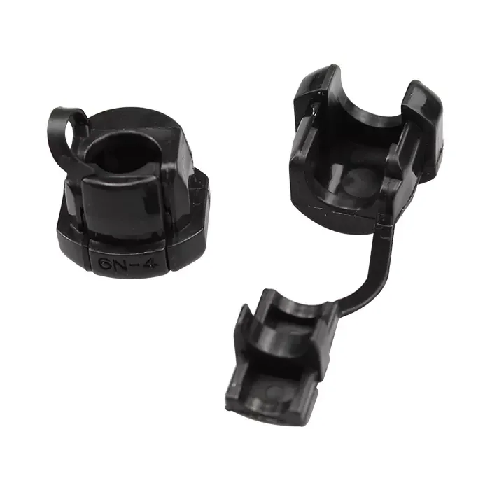 Made in China Cable clip Power cable buckle Strain Relief Bushing Black Round Cable Wire 100PCS Protection power cord buckle
