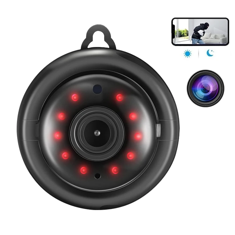 mini camera spy V380 Indoor IP CCTV HD 1080p Night Vision Hide WiFi Camera