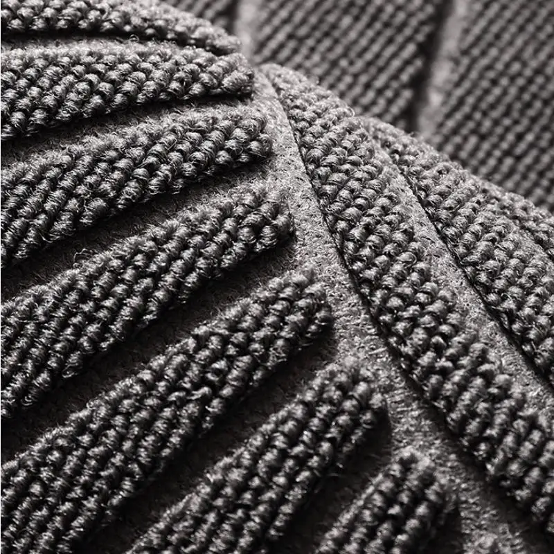 Entrance door semi-circular rubber floor mat for household and commercial use