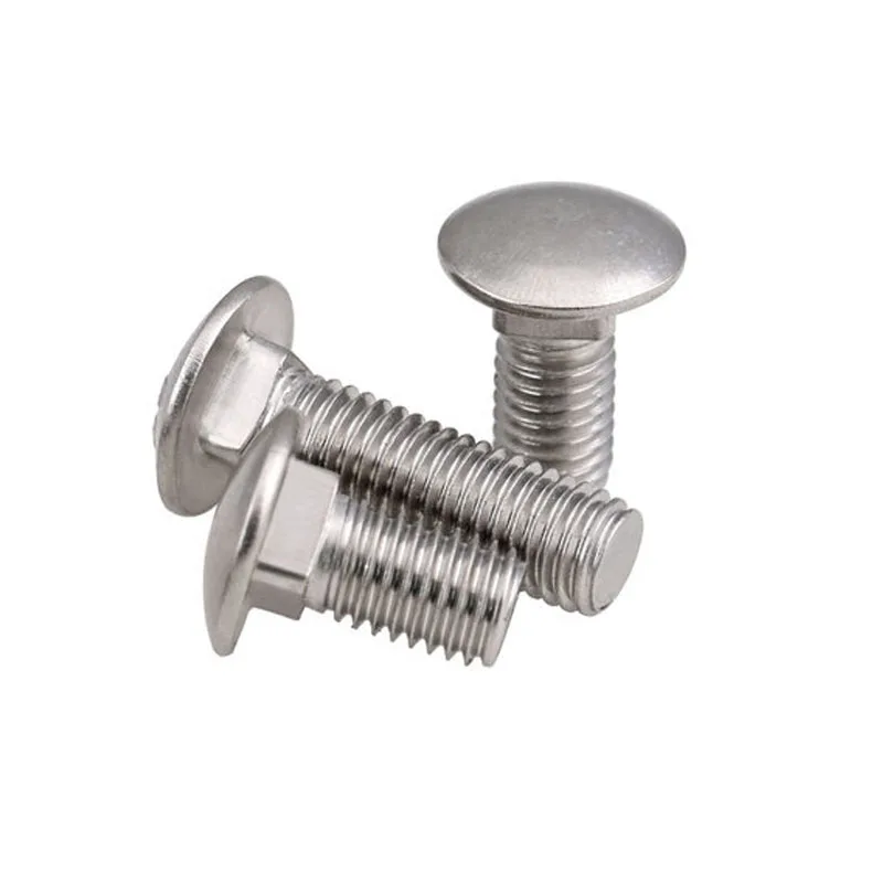 stainless steel mushroom round head square neck aluminum carriage bolts