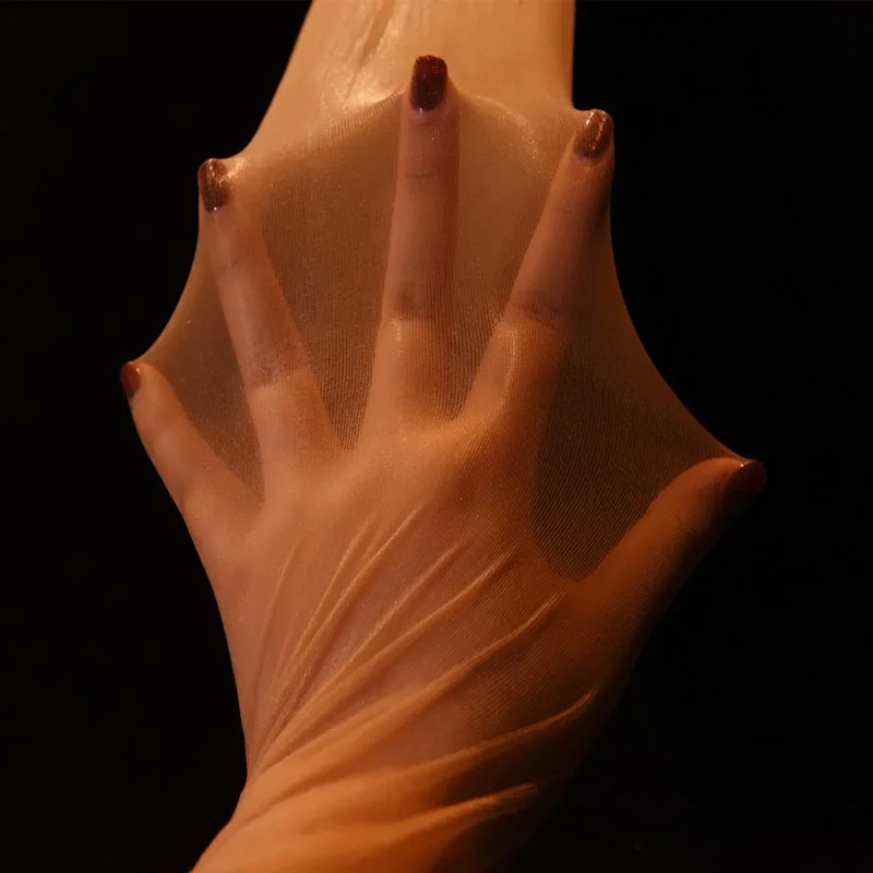 2024 women fashion sexy oil sheer tights 1D ultra thin pantyhose 360 seamless tights see through stocking butt transparent