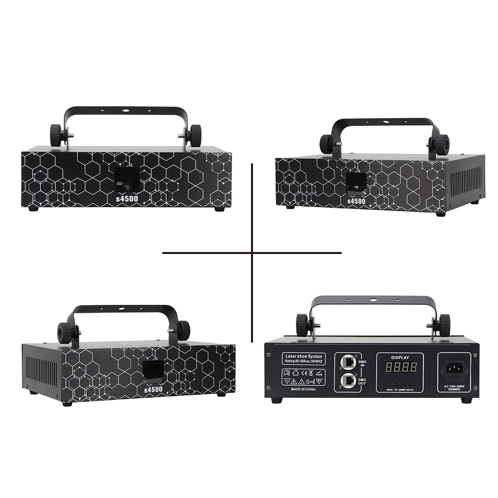 Good Quality 4500MW DJ Laser Light Animation Christmas Laser Light Outdoor For Stage Equipment