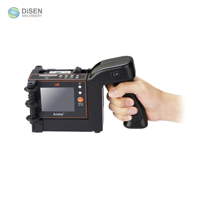 China Manufacturer Portable Expiry Date Continue Handheld Inkjet Code Solvent Ink Printer