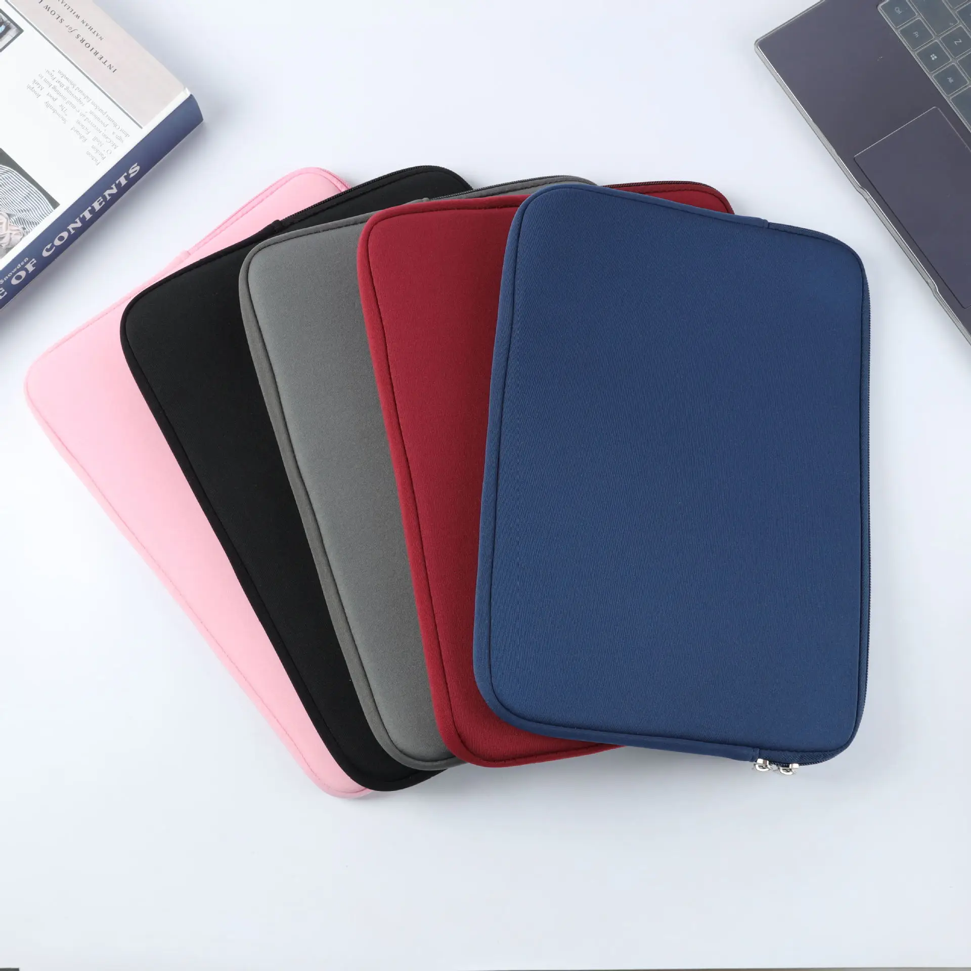 OEM/ODM Fashion design outdoor waterproof promotion laptop bag with zipper pouch for computer neoprene laptop sleeve