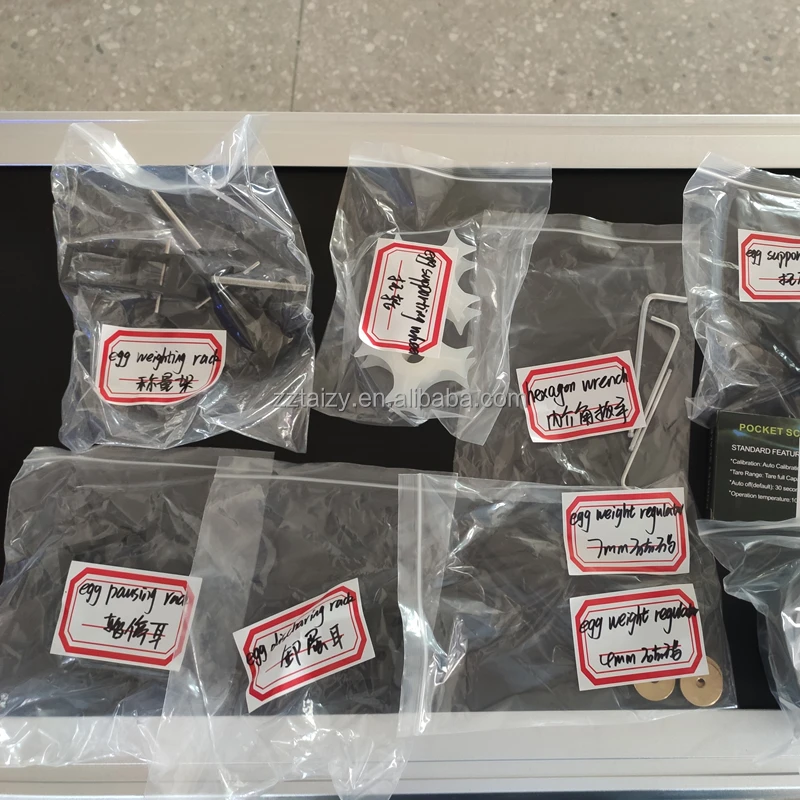 Машина для сортировки яиц небольшой емкости 4000 штук в час с пятью уровнями