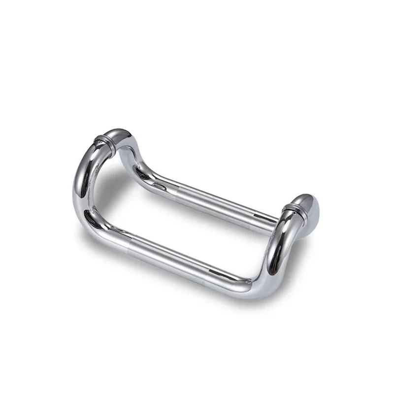 Manufacturer recommend customizable stainless steel handle four curved stainless steel glass door handle