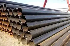 China Factory Carbon welded Steel tube Q355 Carbon Steel Pipe Standard Length Erw Welded