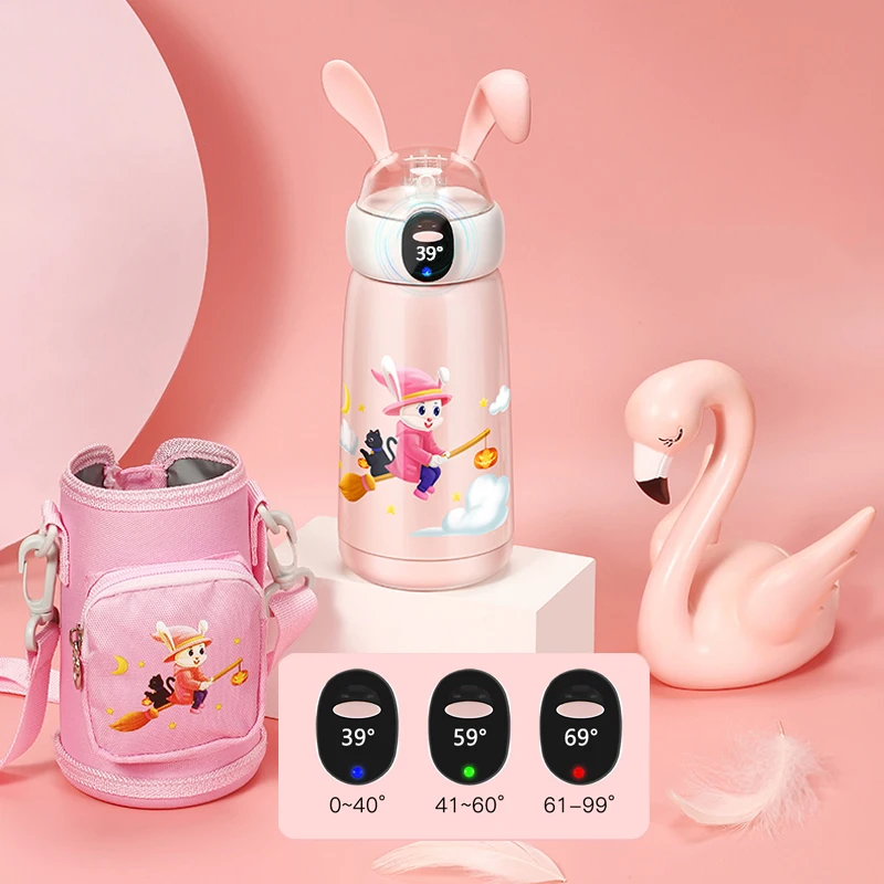 Wholesale gift set vacuum flasks thermoses Stainless Steel Led Temperature Display Sports Bottle Jug kids vacuum Flasks