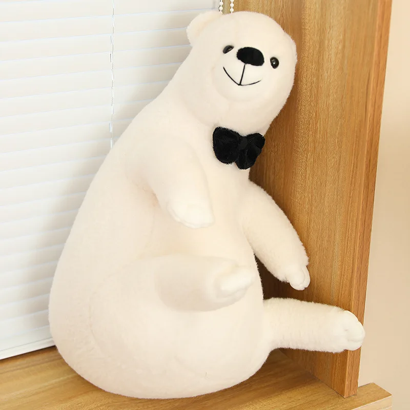 Kinqee En71 Cute Brown Sloth Stuffed Animal Toy Custom Logo Kawaii Soft Sleeping Travel Plush Pillow