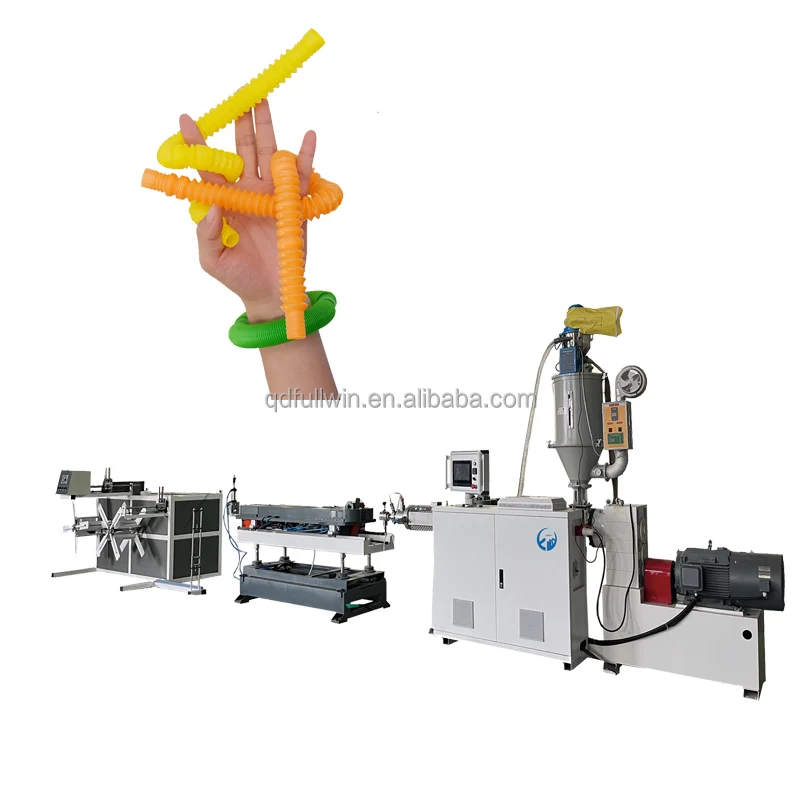 Plastic pipe machine for making flexible corrugated pipe single wall corrugated pipe making machine