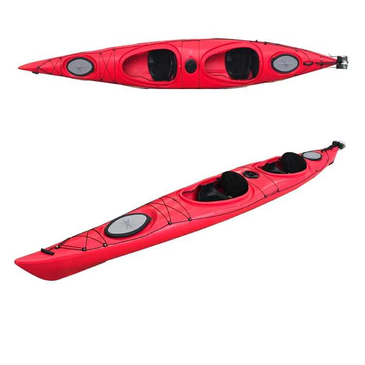 Factory Outlet Water Sports Lldpe 2 Person Sit In Ocean Sea Kayak