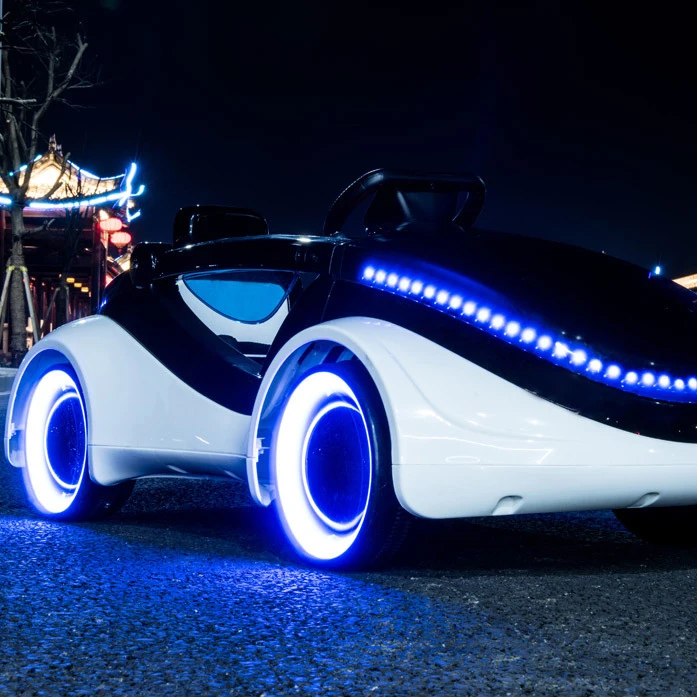 Hot selling Ride on Car Toys for Kids to Play Pink White Green 4 wheels with light Music