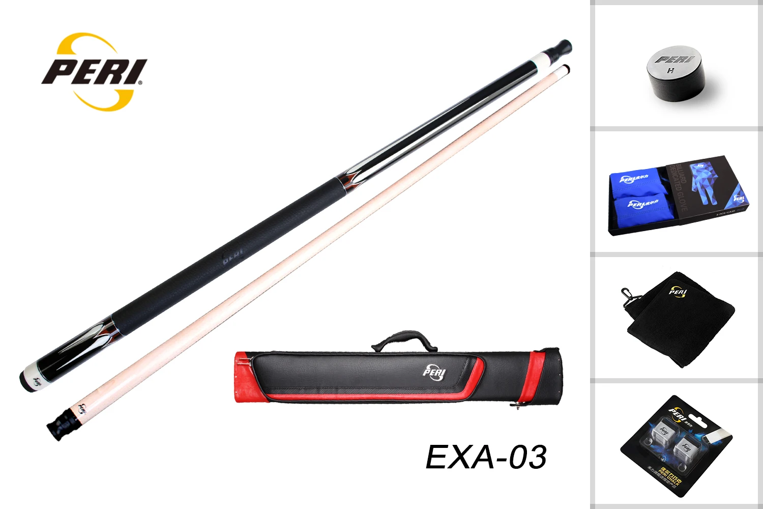 Peri EXS series  billard pool cue laminated hard maple shaft pool cue  extension for billiard pool cue accessory