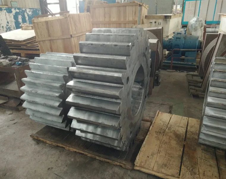 Luoyang CIC OEM Casting steel CNC machine girth gear and pinion for ball mill