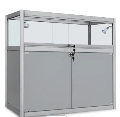 Wholesale retail store glass cabinet shelves racks display with lights cosmetic display cabinets jewelry glasses racks shoe boxe