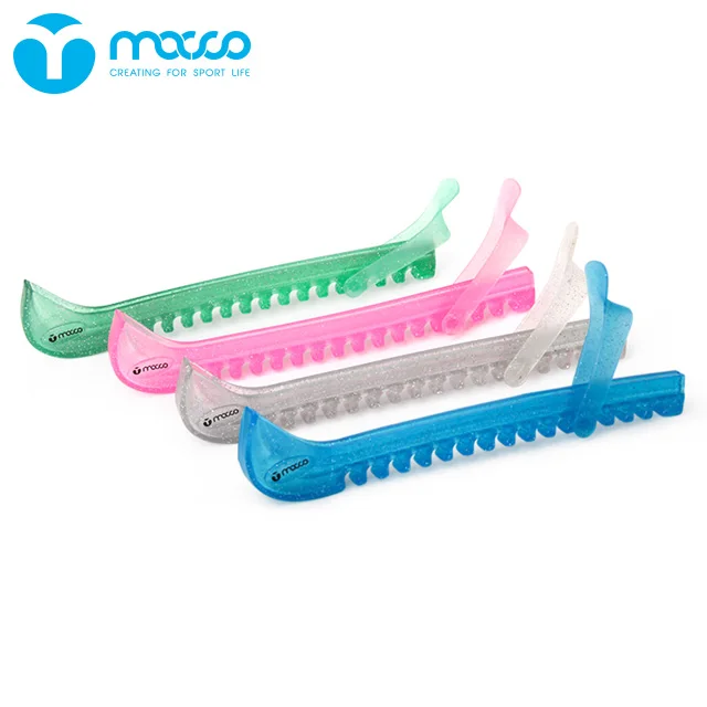 
macco Ice skate set for inline figure skate, hockey skate speed ice skate children adult blade set protector crystal 4 colors 