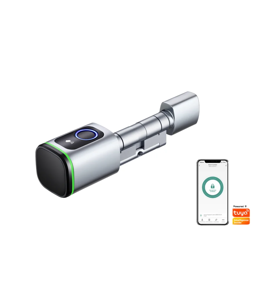 Keyless Smart Cylinder Lock with mobile phone app access