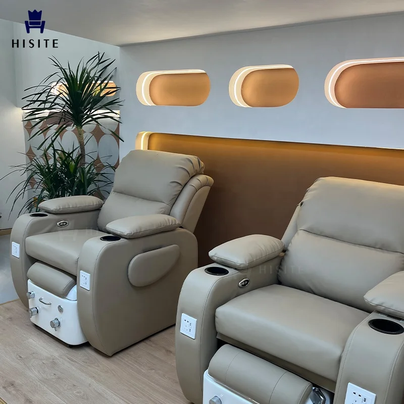 Hisite New Nail Salon Manicure Sofa Pedicure Chairs for Client
