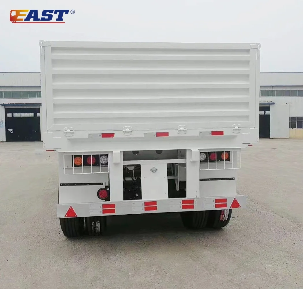 EAST Bulk corn coffee beans wheat transport trailer Side wall semi-trailer for transporting grain