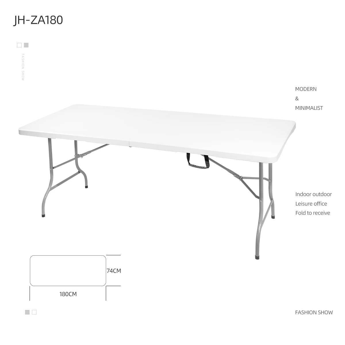 China manufacturer plastic 6ft folding table outdoor camping portable folding tables