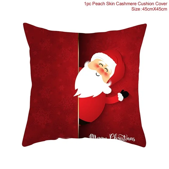 Merry Christmas Decoration For Home Santa Claus Reindeer Pillow Case Christmas 2022 Xmas Navidad Happy New Year