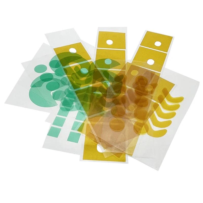 Прозрачная Янтарная полиимидная клейкая пленка выреза золотого пальца от производителя